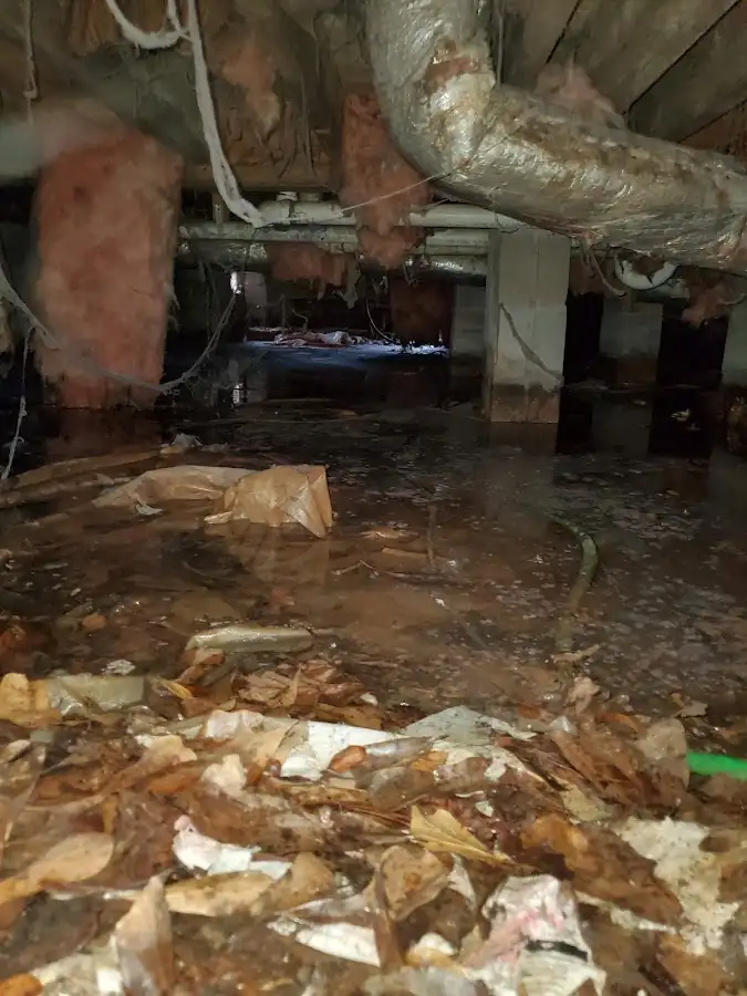 Crawl space flood assessment for Commercial Water Damage Restoration in Salem Lakes